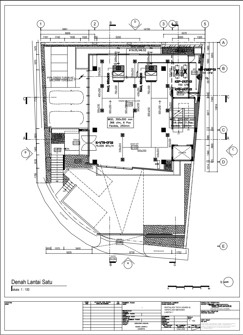 Project VAC Gedung Usaha Hang Lekir II